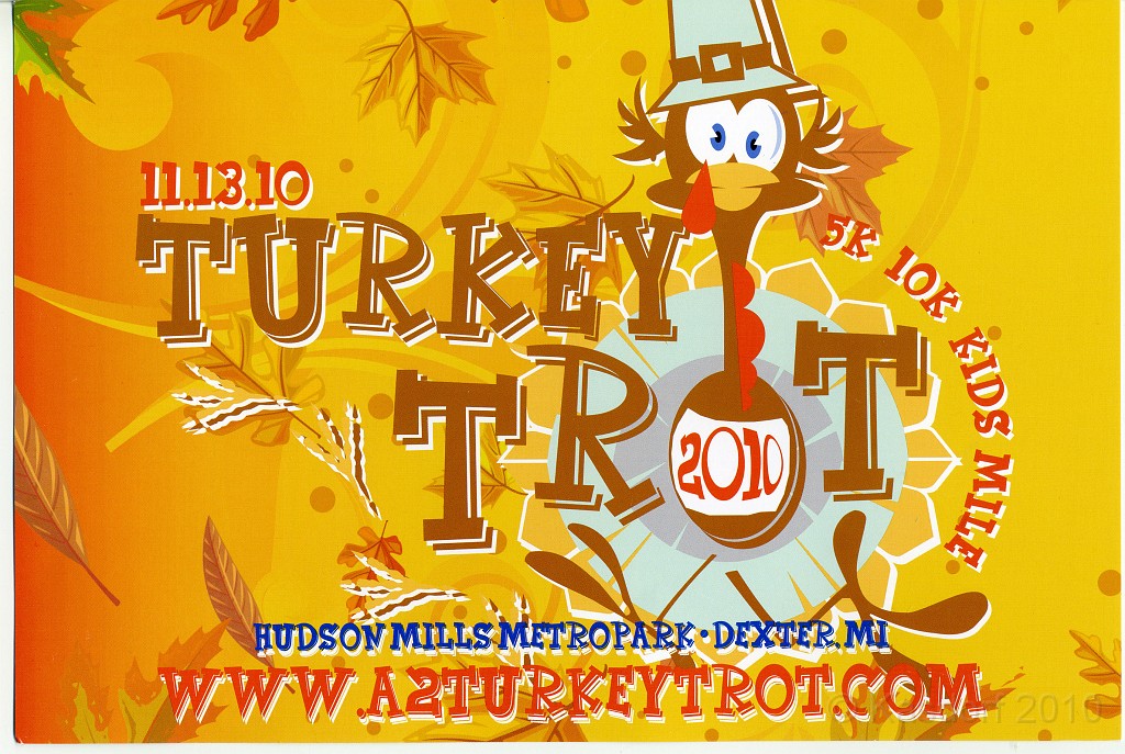 2010 Turkey Troy 02.jpg - The Ann Arbor 2010 Turkey Trot - Iron Turkey version. Running a 10K followed by a 5K.